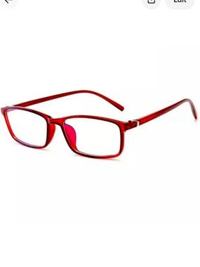 🆕Blue Light Blocking Glasses- Retro-Style Red